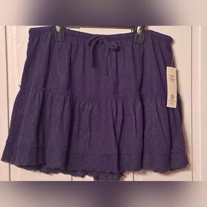 Women's Skirt Size Small Blue No Boundaries New